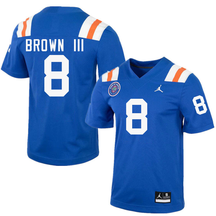 #8 Vernell Brown III Gators Jersey,Florida Gators College Football Jerseys Stitched-Throwback Royal  #8 Vernell Brown III Gators Jersey,Florida Gators College Football Jerseys Stitched-Throwback Royal